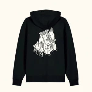 Hoodie “Le classique“ • Noir profond